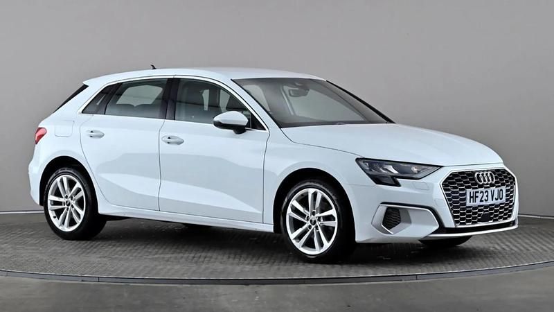 White Used 2023 Audi A3 Sport Hatchback | £17,998 (Good price) - Image 1/4
