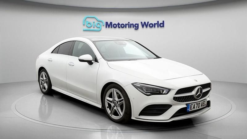 Used Mercedes CLA180 AMG line 134 HP (98 kW) 2020 White Sedan
