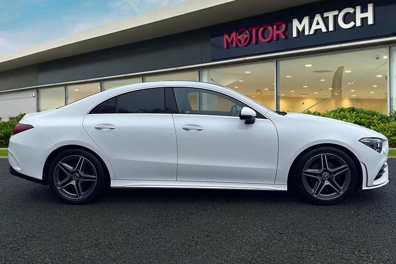 Used Mercedes CLA180 AMG line 2021 White Sedan