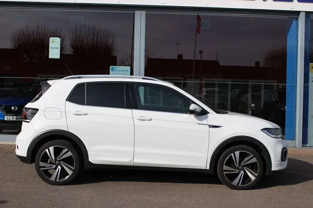 Used VW T-Cross R-line 115 HP (84 kW) 2019 White SUV