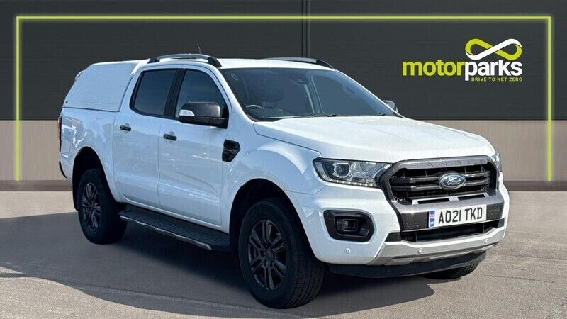 Frozen white gloss Used 2021 Ford Ranger Wildtrack Pickup | £15,500 - Image 1/4