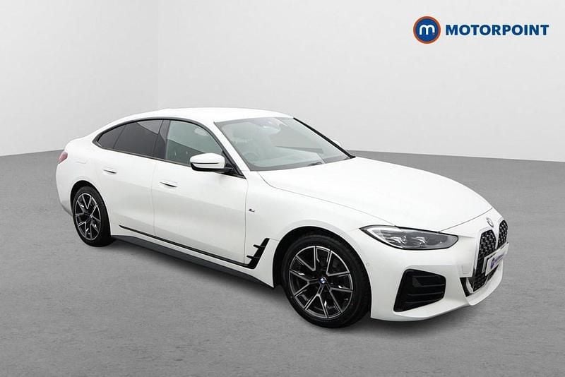 White Used 2023 BMW 420 M Sport Coupe | £31,399 (Good price) - Image 1/4
