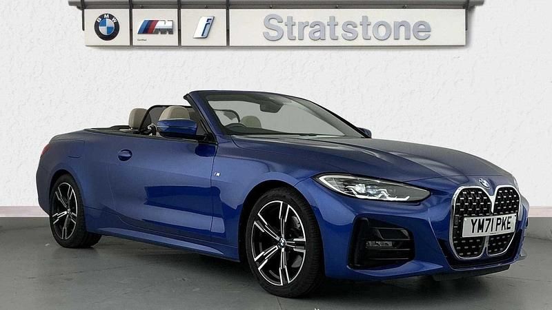 Blue Used 2022 BMW 420 M Sport Cabriolet | £32,990 (Fair price) - Image 1/4