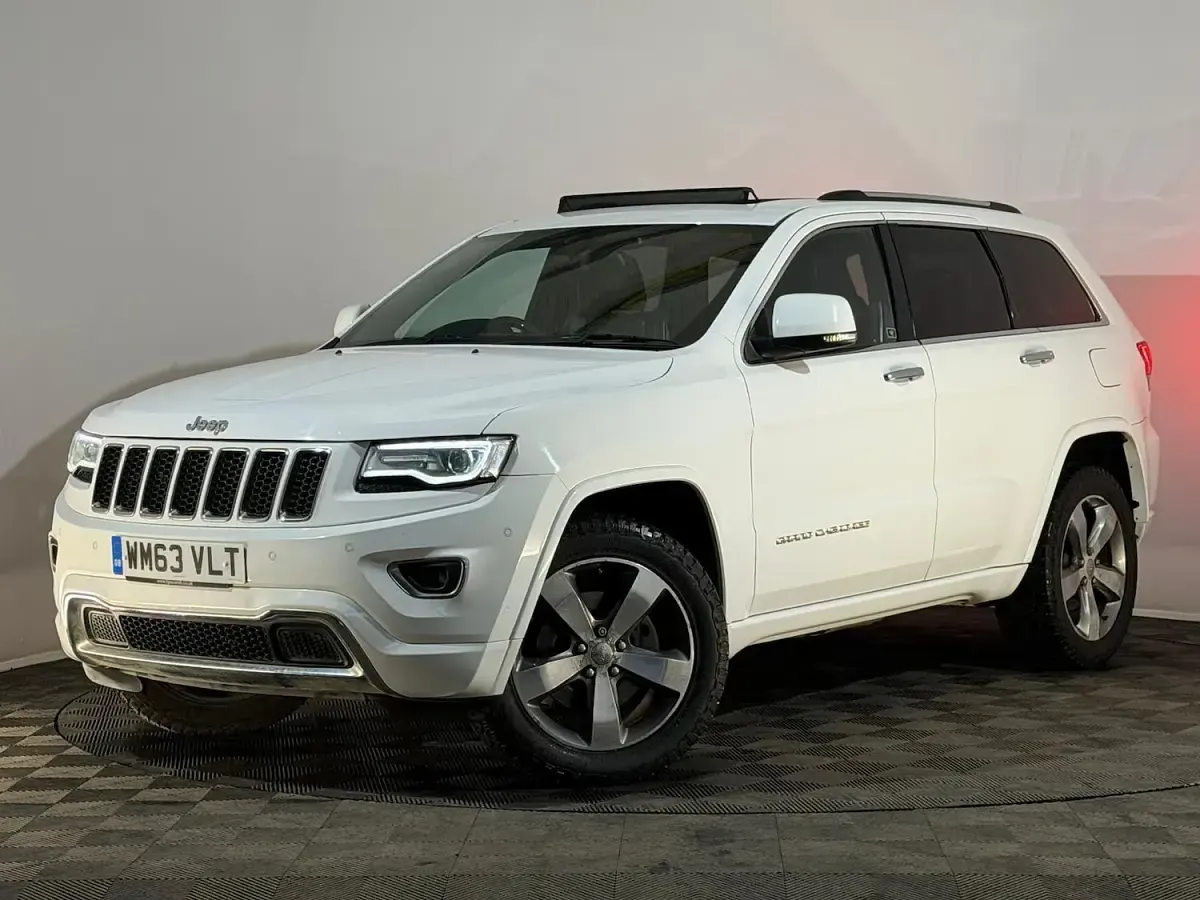 Used Jeep Grand Cherokee Overland 250 HP (183 kW) 2014 White SUV