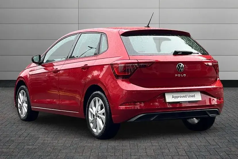 Used VW Polo Style 95 HP (69 kW) 2023 Kings red Hatchback