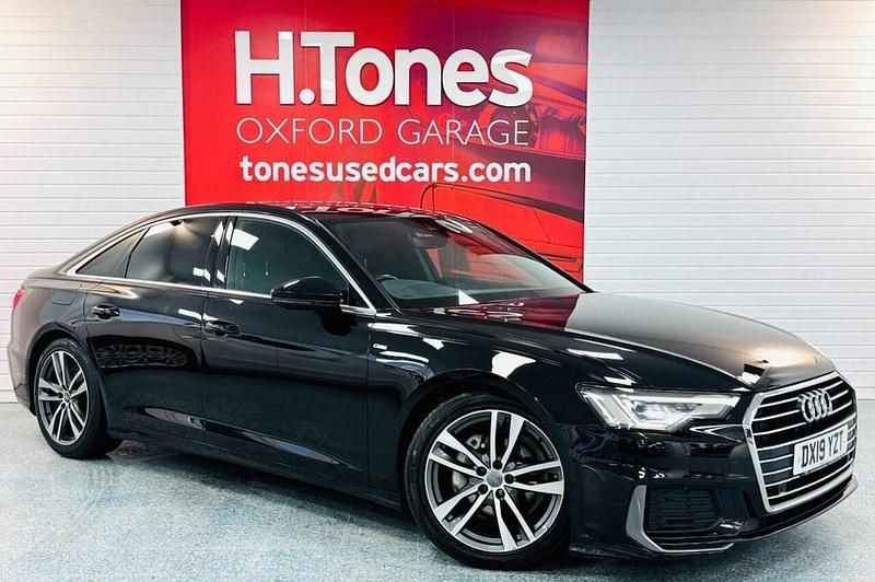 Used Audi A6 S-Line 204 HP (150 kW) 2019 Black Sedan