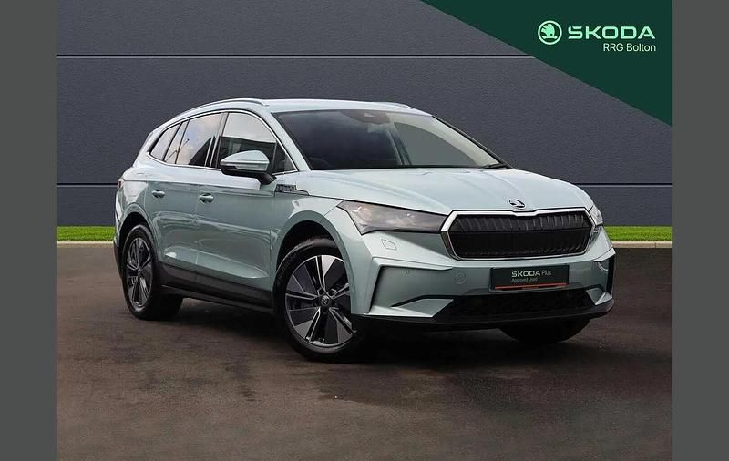 Arctic silver metallic Used 2024 Skoda Enyaq iV SUV | £29,395 (A bit pricey) - Image 1/4
