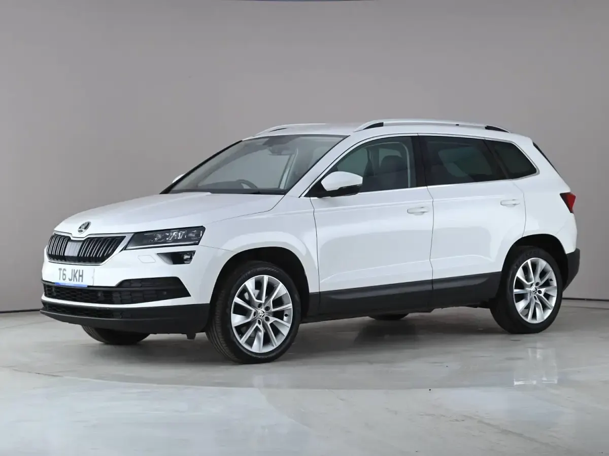 Używany Skoda Karoq SE L 150 KM (110 kW) 2018 Biały SUV