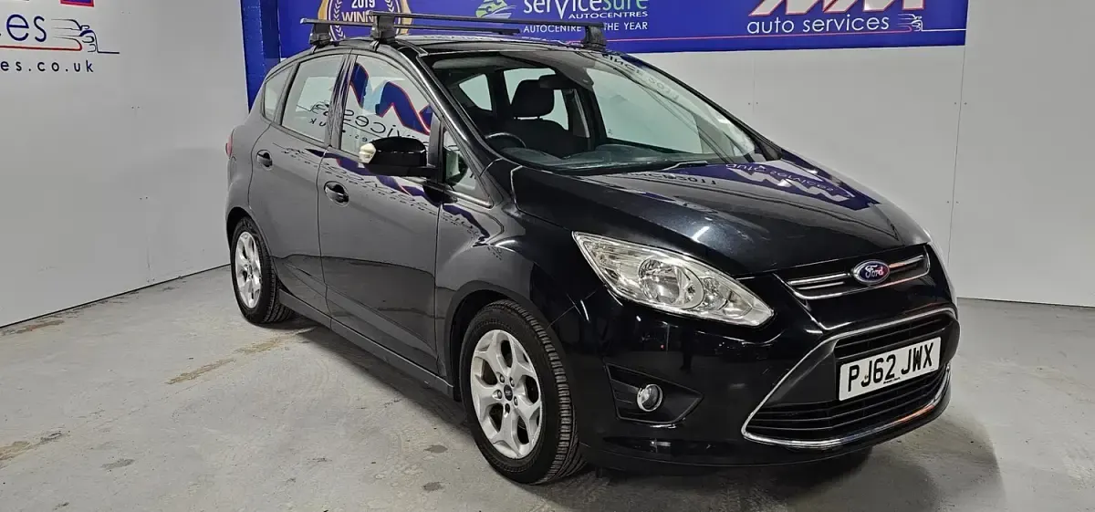 Used Ford C-MAX Zetec 103 HP (75 kW) 2012 Black MPV
