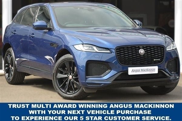 Blue Used 2021 Jaguar F-Pace R-Dynamic SUV | £31,260 (Fair price) - Image 1/1