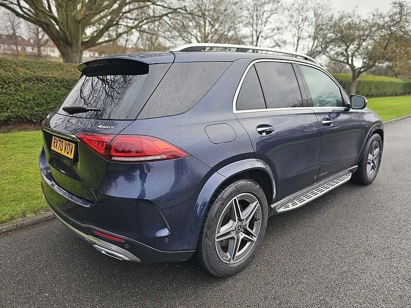 Used Mercedes GLE350 AMG line 320 HP (235 kW) 2021 Blue SUV