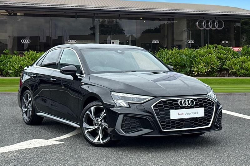 Black Used 2024 Audi A3 S-Line Sedan | £25,298 (Fair price) - Image 1/4
