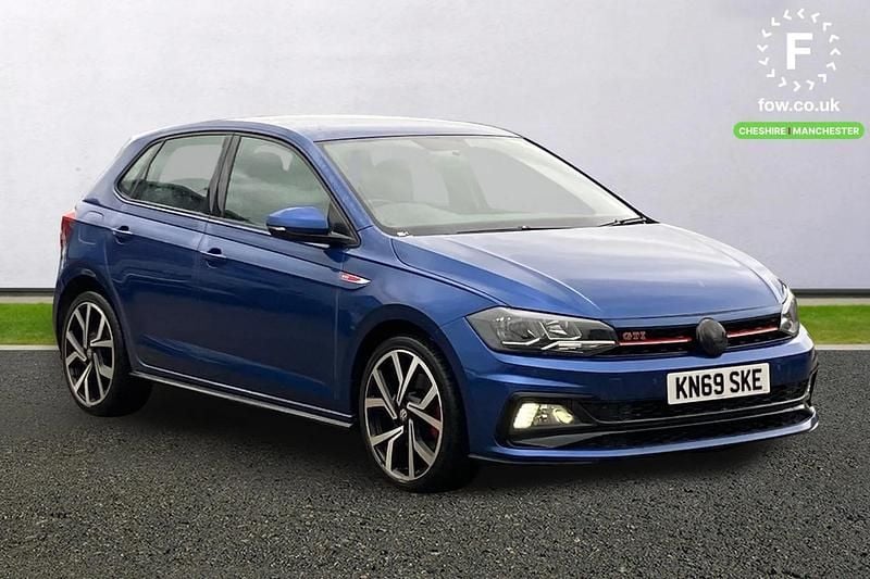 Used VW Polo GTI 200 HP (147 kW) 2019 Blue Hatchback