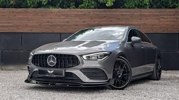 Grey Used 2021 Mercedes CLA180 AMG line Sedan | £21,490 (Good price) - Image 1/4