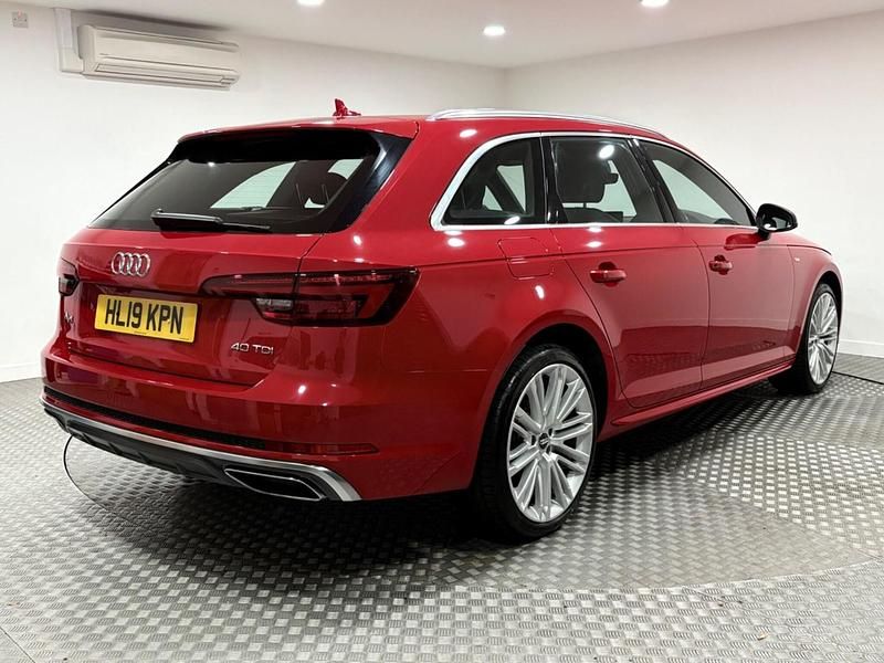Used Audi A4 S-Line 190 HP (139 kW) 2019 Red Estate