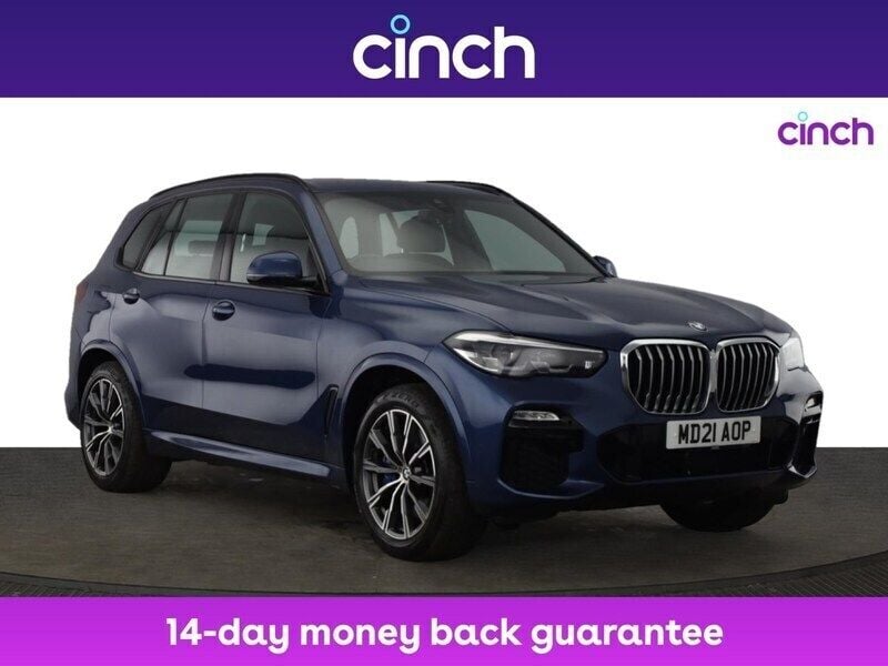 Blue Used 2021 BMW X5 M Sport SUV | £40,699 (Super price) - Image 1/3