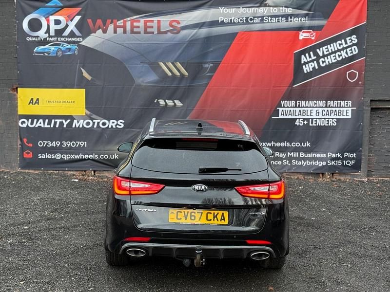 Used Kia Optima GT-Line S 139 HP (102 kW) 2017 Black Estate