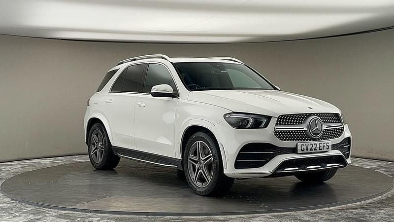 Polar white Used 2022 Mercedes GLE350 AMG line SUV | £41,950 (Good price) - Image 1/4