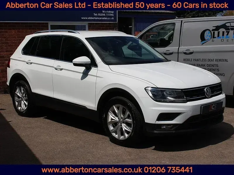 Used VW Tiguan SE 190 HP (139 kW) 2018 White SUV