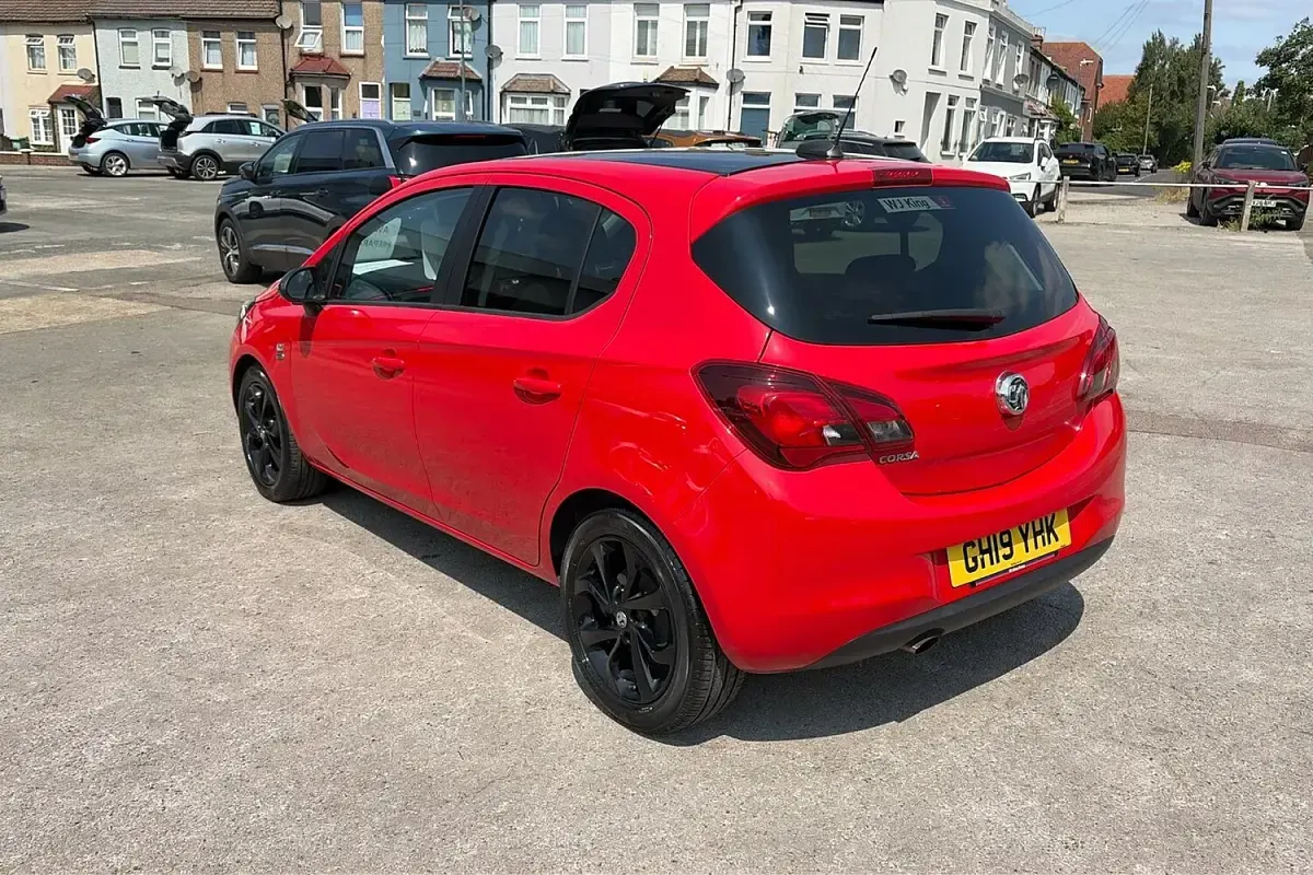 Used Vauxhall Corsa 90 HP (66 kW) 2019 Red Hatchback