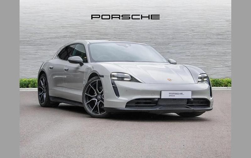 Grey Used 2023 Porsche Taycan Sedan | £64,995 (Expensive) - Image 1/4