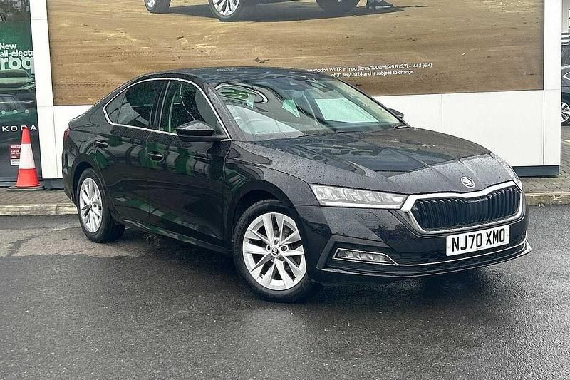 Black magic pearl effect Used 2020 Skoda Octavia SE L First Edition Hatchback | £13,500 (Fair price) - Image 1/4