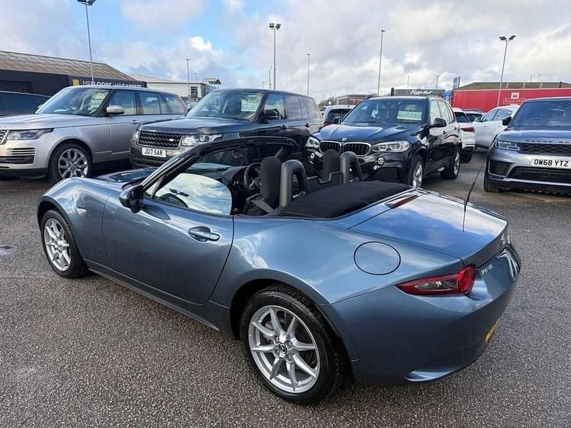 Used Mazda MX5 131 HP (96 kW) 2017 Blue Cabriolet