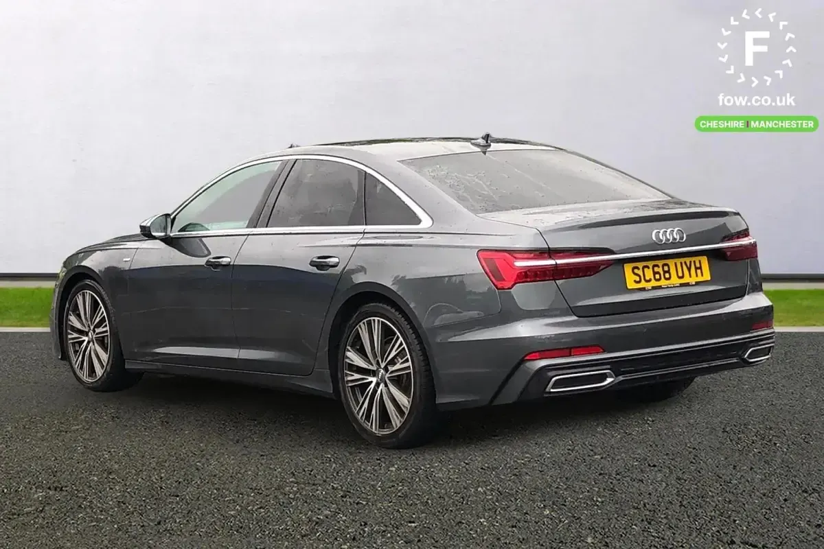 Used Audi A6 S-Line 204 HP (150 kW) 2018 Grey Sedan