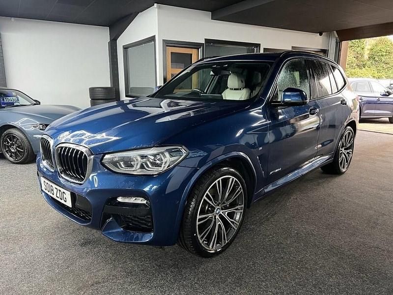Used BMW X3 M Sport 190 HP (139 kW) 2018 Blue SUV
