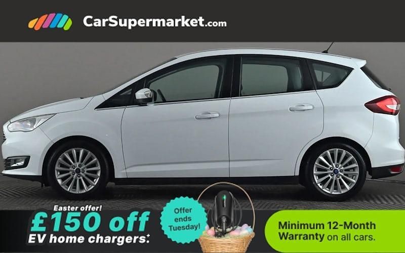 Used Ford C-MAX Titanium 120 HP (88 kW) 2018 White MPV