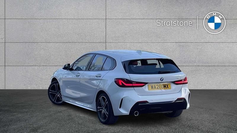 Used BMW 118 M Sport 134 HP (98 kW) 2021 White Hatchback