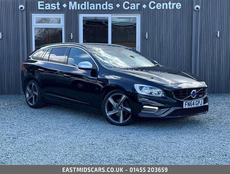 Used Volvo V60 R-Design 181 HP (133 kW) 2014 Black Estate