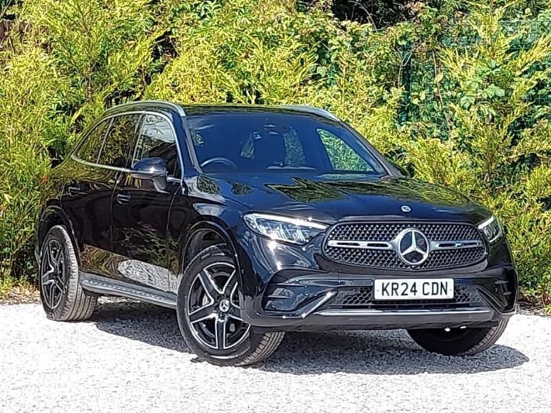 Black Used 2024 Mercedes GLC300e AMG line SUV | £46,998 (Good price) - Image 1/4