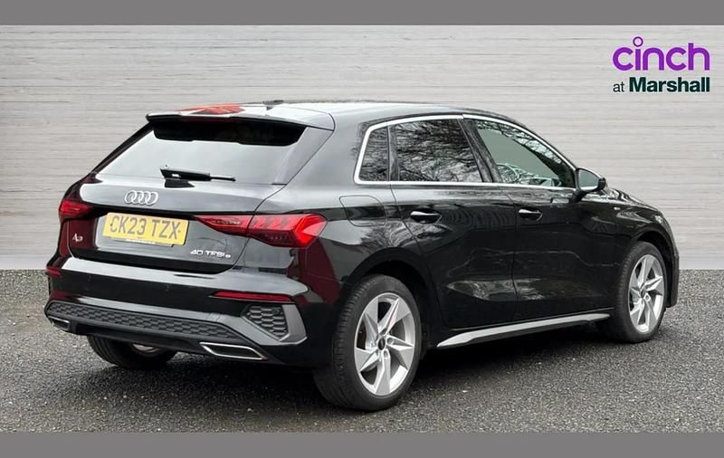 Used Audi A3 e-tron S-Line 200 HP (147 kW) 2023 Black Hatchback