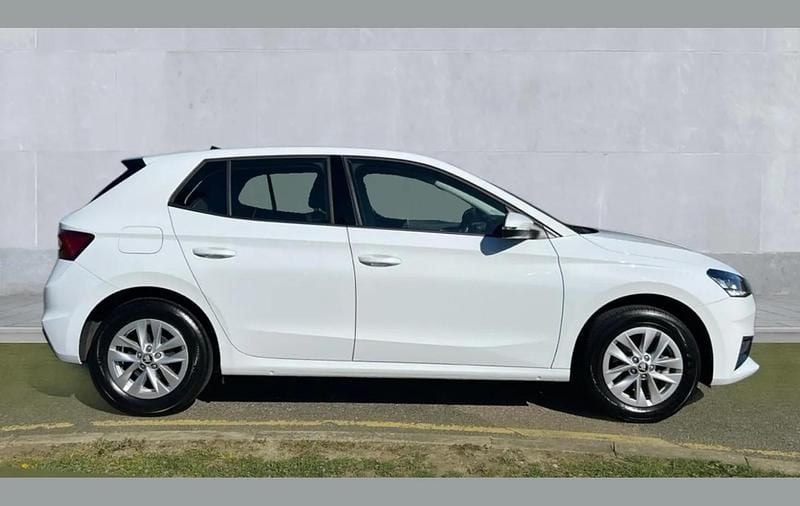 Used Skoda Fabia SE 116 HP (85 kW) 2025 Moon white metallic Hatchback