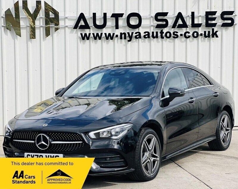 Black Used 2021 Mercedes CLA250e AMG Line Premium Sedan | £17,999 (Super price) - Image 1/3