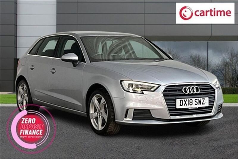 Silver Used 2018 Audi A3 Sportback Sport Hatchback | £15,555 (Fair price) - Image 1/3