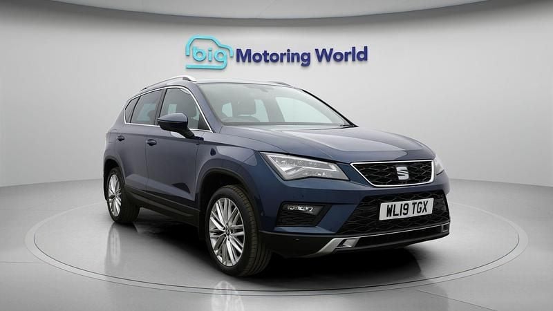 Used Seat Ateca XCELLENCE 150 HP (110 kW) 2019 Blue SUV