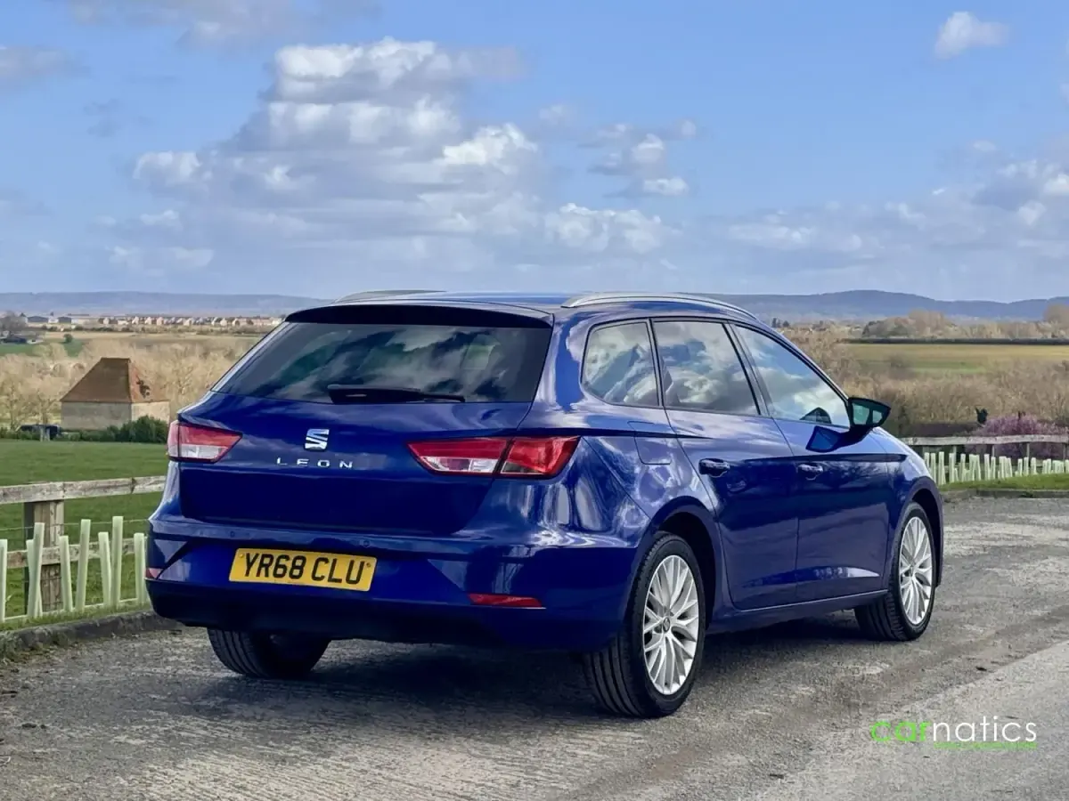 Begagnad Seat Leon ST SE Dynamic 115 HK (84 kW) 2018 Blå Kombi