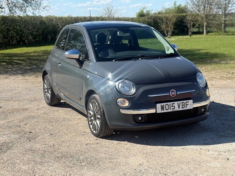 Grey Used 2015 Fiat 500 S Hatchback | £6,395 (Fair price) - Image 1/4