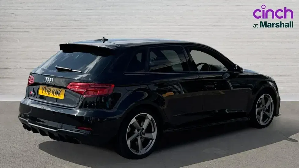 Used Audi A3 Black Edition 310 HP (228 kW) 2018 Mythos black Sedan