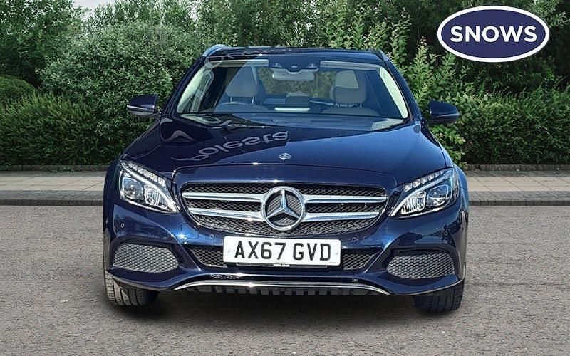 Used Mercedes C200 Premium 184 HP (135 kW) 2017 Blue Estate