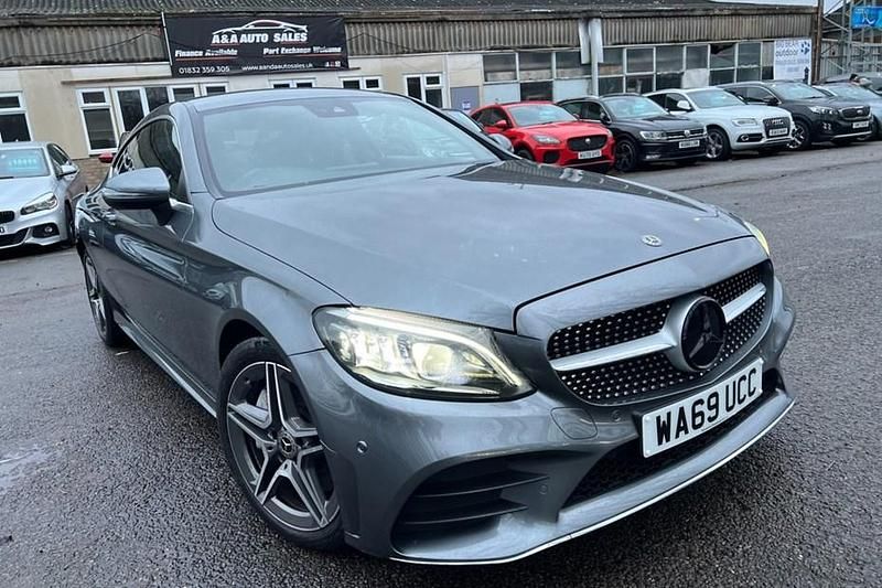 Used Mercedes C300 AMG Line Premium 2019 Grey Coupe