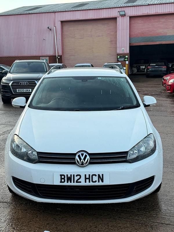 White Used 2012 VW Golf VII Estate | £5,250 (Good price) - Image 1/4