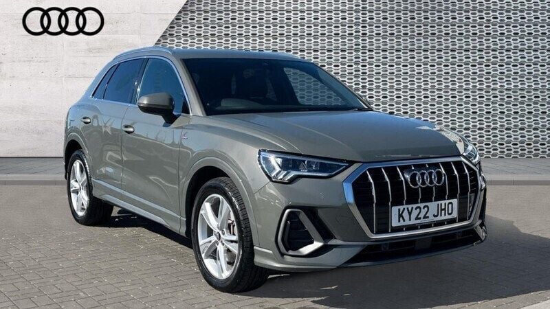 Grey Used 2022 Audi Q3 S-Line SUV | £25,623 (Fair price) - Image 1/4