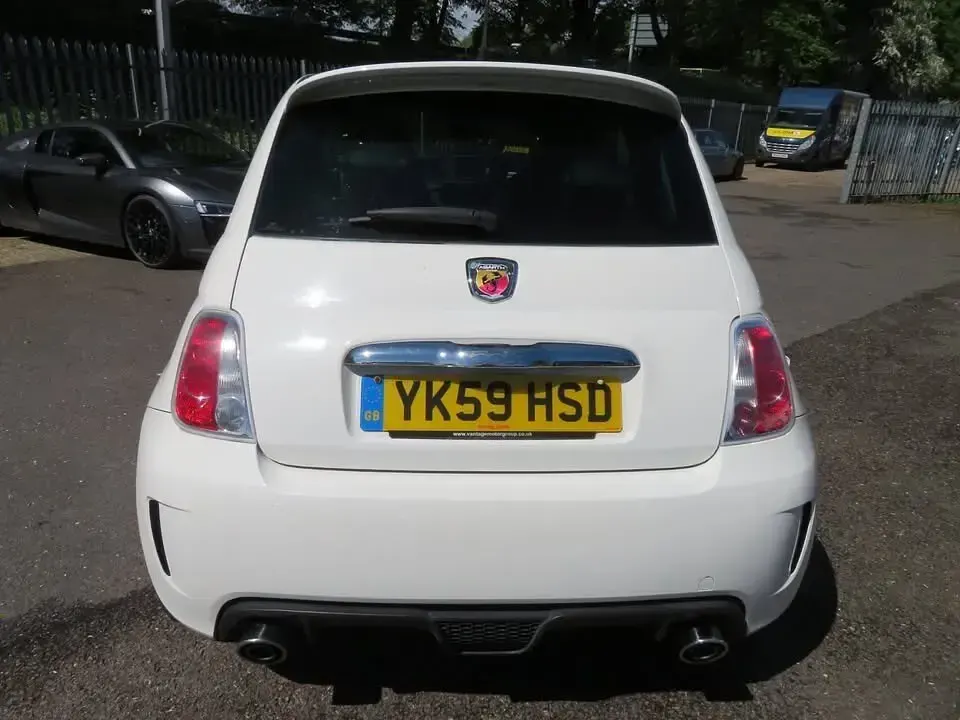Used Abarth 500 135 HP (99 kW) 2009 White Hatchback