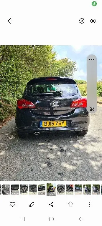 Used Vauxhall Corsa Edition 2016 Black Hatchback