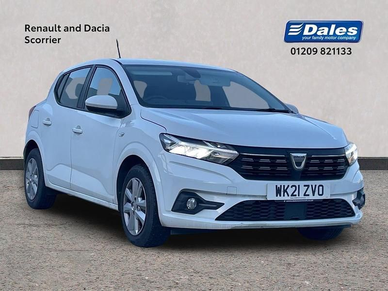 White Used 2021 Dacia Sandero Comfort Hatchback | £10,250 (Fair price) - Image 1/1