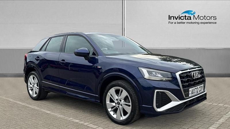 Blue Used 2022 Audi Q2 S-Line SUV | £19,899 (Fair price) - Image 1/4