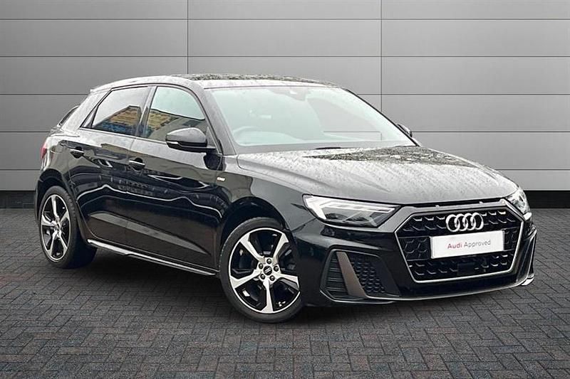 Mythos black Used 2022 Audi A1 S-Line Hatchback | £21,395 (Fair price) - Image 1/4